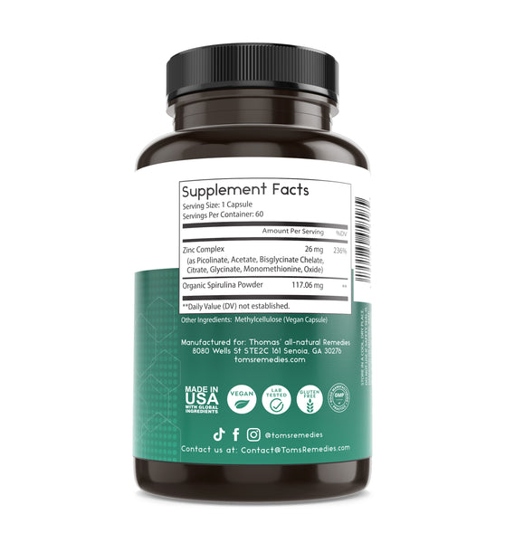 Zinc Complex (60 Vegan Capsules)